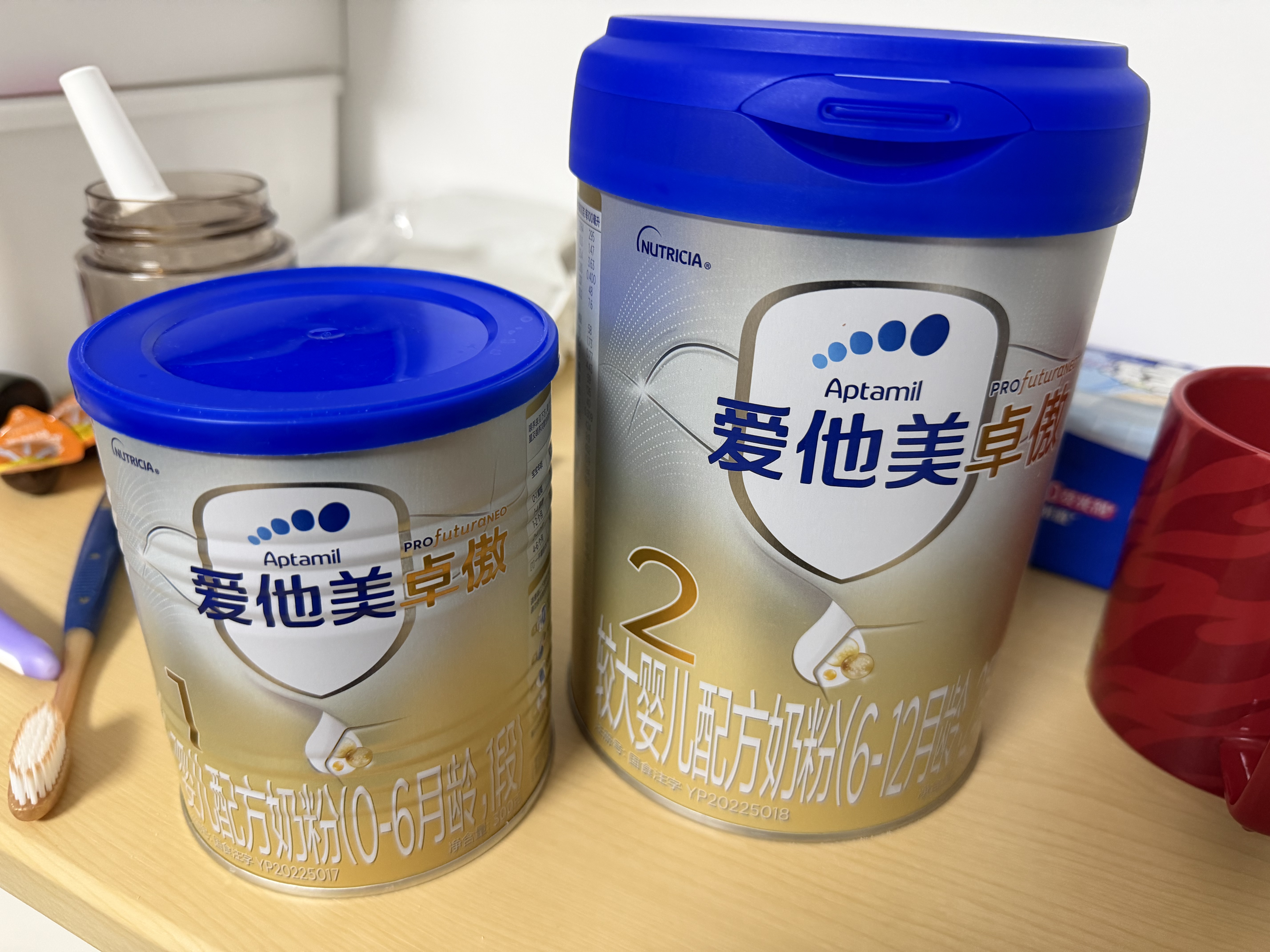 爱他美（Aptamil）爱他美 卓傲幼儿配方奶粉 3段(12-36个月) 800g*6罐 益生元 实拍图