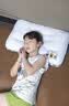 洁丽雅（Grace）儿童枕护颈枕分区枕学生宿舍枕芯成人幼儿园颈椎枕深度睡眠 【适合3-12岁】学生分区枕-灰色 单只 实拍图