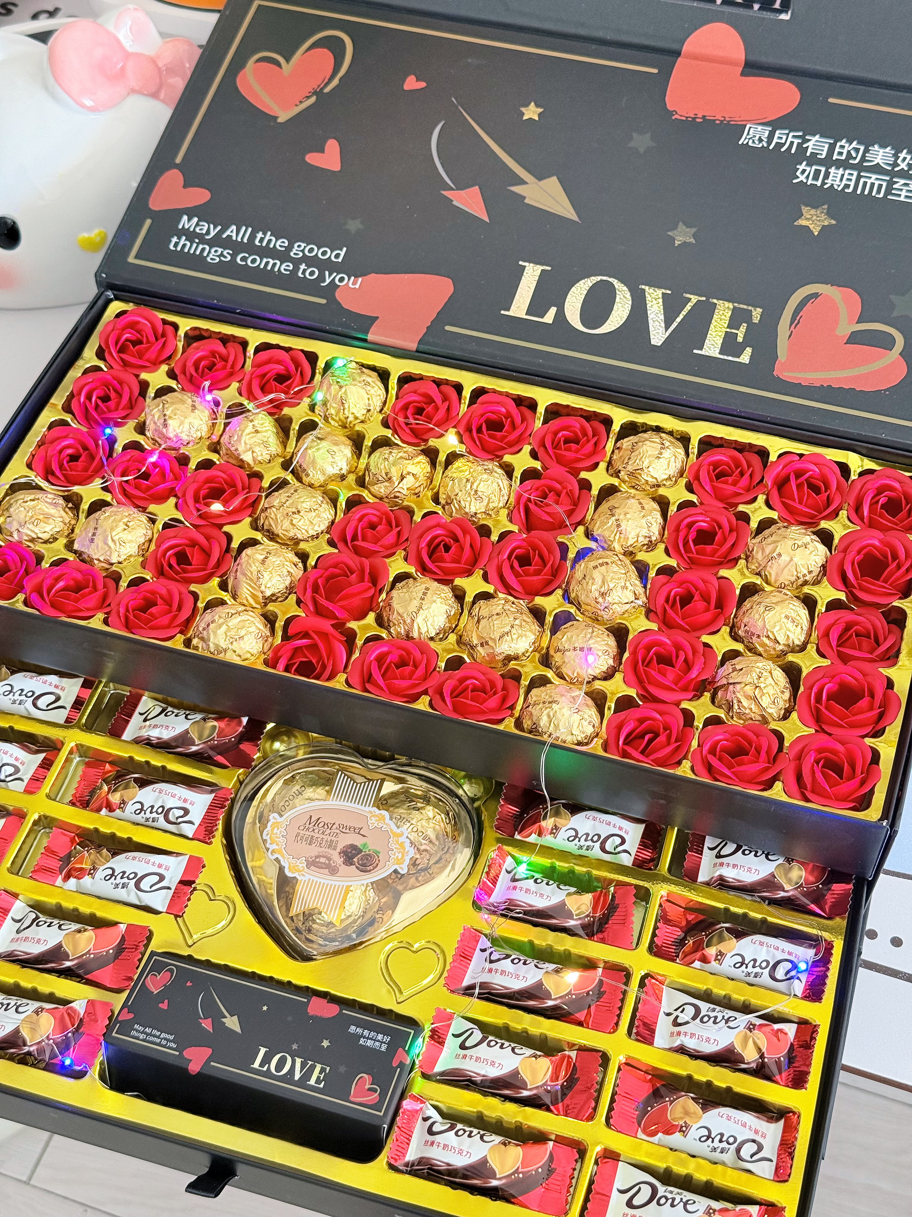 德芙（Dove）多唯呀巧克力礼盒生日礼物女生七夕情人节礼物送女朋友表白礼物 德芙礼盒旗舰款【店长推荐送礼优选】 实拍图