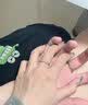 柯芙尼 莫比乌斯环情侣戒指女男2026款高级感对戒情人节生日礼物送女友 实拍图