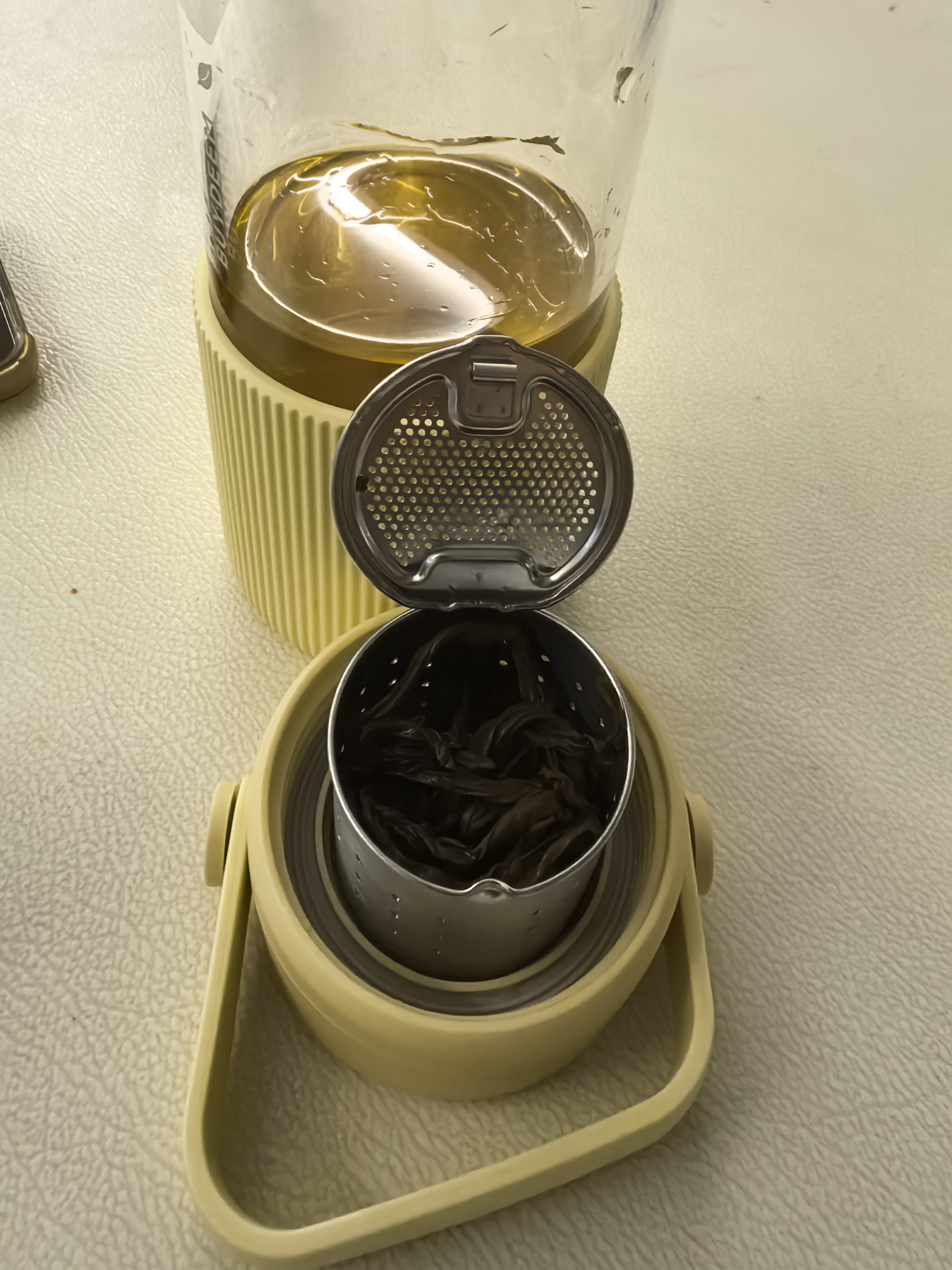 北鼎（Buydeem）泡茶随手杯 茶水分离玻璃水杯男款女款 泡茶杯子耐用便携办公礼物 实拍图