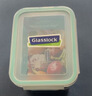 GLASSLOCK 进口耐热钢化玻璃保鲜盒便当饭盒可微波加厚耐摔硅胶圈颜色随机 蓝圈|分隔单品1000ml(无包 实拍图