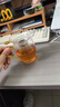 高茗日式公道杯玻璃茶具分茶器带茶漏一体泡茶杯高端公杯茶海茶漏套装 金色把公杯+茶漏400ml 实拍图