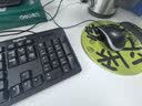 罗技（Logitech）MK120 键鼠套装 有线键鼠套装 办公键鼠套装 电脑键盘 USB即插即用 全尺寸 黑色 实拍图