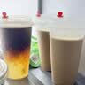 美丽雅奶茶杯一次性咖啡杯带盖500ml*40套珍珠饮料塑料杯加厚果汁杯子 实拍图