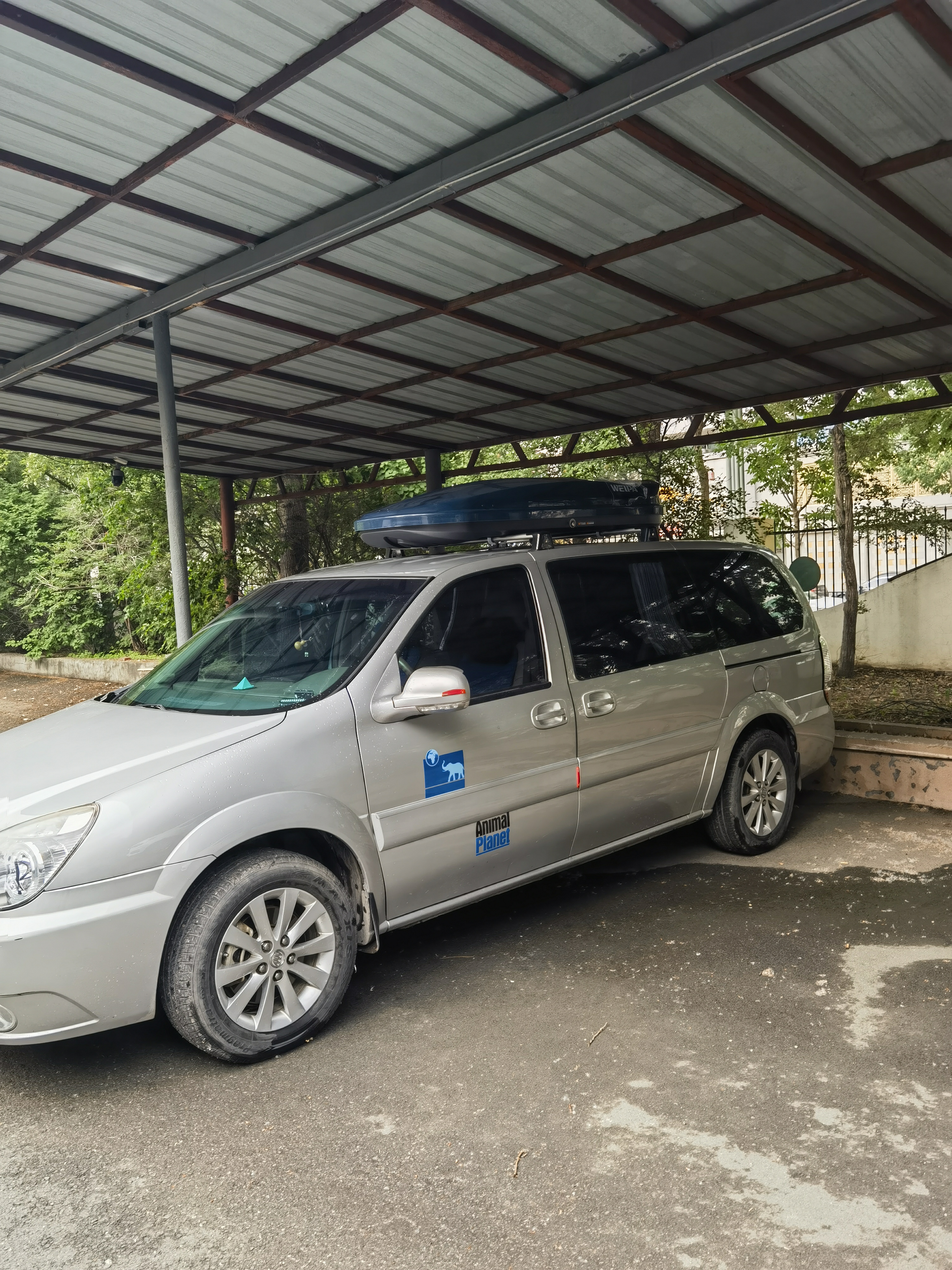 韦帕（WEIPA）车顶行李箱 SUV汽车越野车载大容量旅行箱行李架 通用超薄扁平 【风约Plus198】520L车顶行李箱 其他车型请备注 实拍图