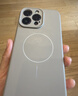奶小鸭（NEYAA）适用苹果16promax手机壳iphone16promax保护套全包超薄Magsafe磁吸液态硅胶防摔简约男女款 钛原色 实拍图