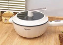 美的（Midea）电炒锅 电火锅电蒸锅 电煮锅宿舍泡面家用便携多用途多功能 不沾炒菜锅3.5L电热锅 HCG2571 带蒸架 实拍图
