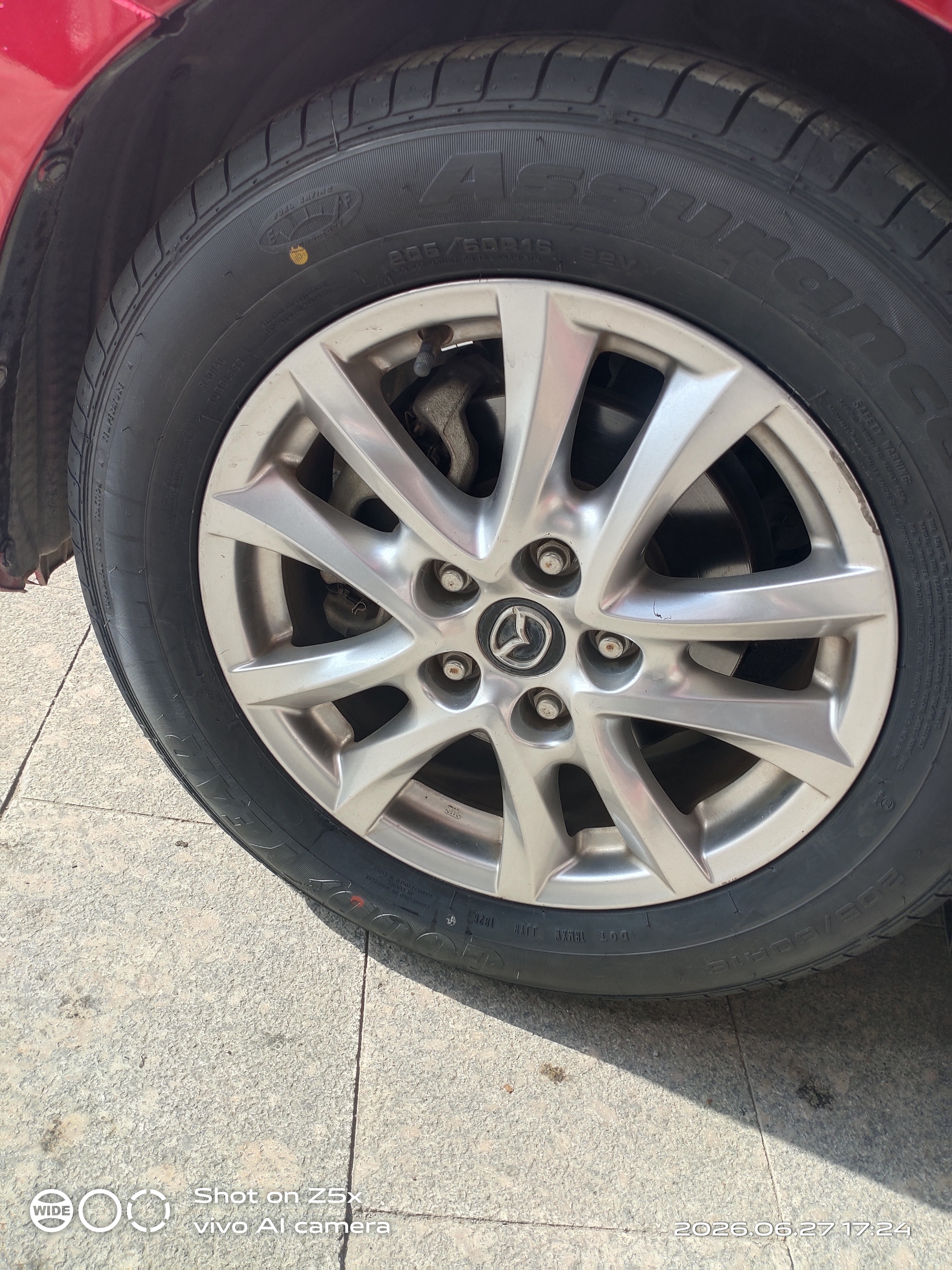 固特异（Goodyear）汽车轮胎 205/60R16 92V ATM 安乘 原配昂克赛拉 实拍图