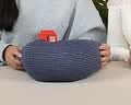 MUJI【自营限定】舒适颈部靠枕-蓝灰条纹 u型枕颈枕飞机旅行枕脖枕 实拍图