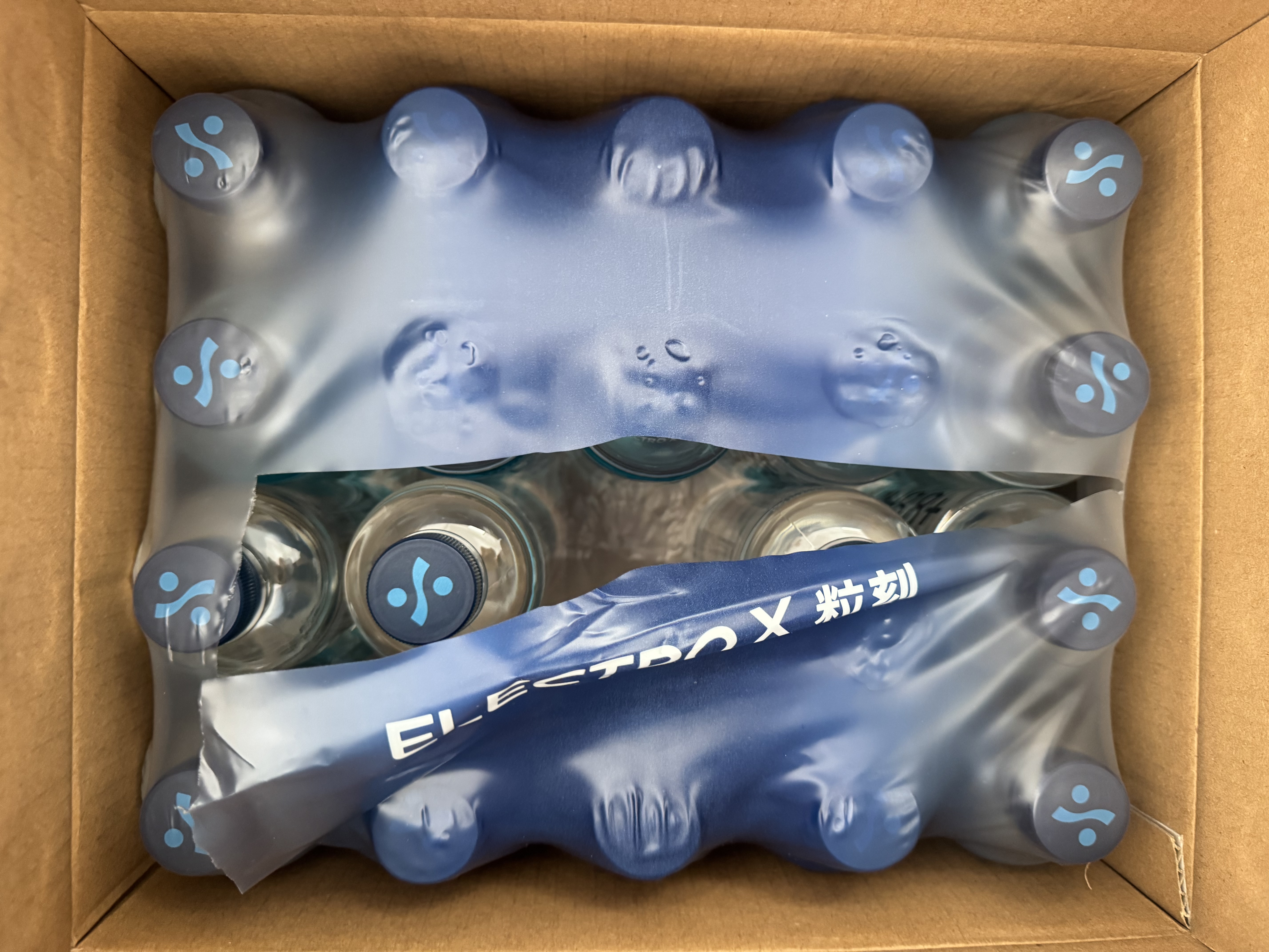 粒刻（ELECTRO X） 【包装随机发货】天然苏打水pH8.8弱碱性0糖饮用水580ML*20瓶 实拍图