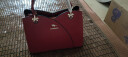 雪爱袋鼠（XUEAIDAISHU）女士真皮包包女包品牌2024新款牛皮手提包送中年妈妈包母亲节礼物 酒红色[手包+礼品袋+礼盒] 实拍图