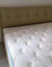 喜临门真皮双人大床现代简约风主卧卧室婚床家具 暖暖S 象牙白+白骑士plus+床垫 1.8*2米 实拍图