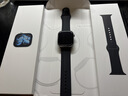 Apple/苹果 Watch S11 智能手表GPS款46毫米深空灰色铝金属表壳黑色运动型表带M/L MEVP4CH/B 实拍图