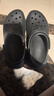卡骆驰（CROCS）（crocs）经典泡芙Clog男女沙滩洞洞鞋凉拖鞋 207521-001 38 实拍图