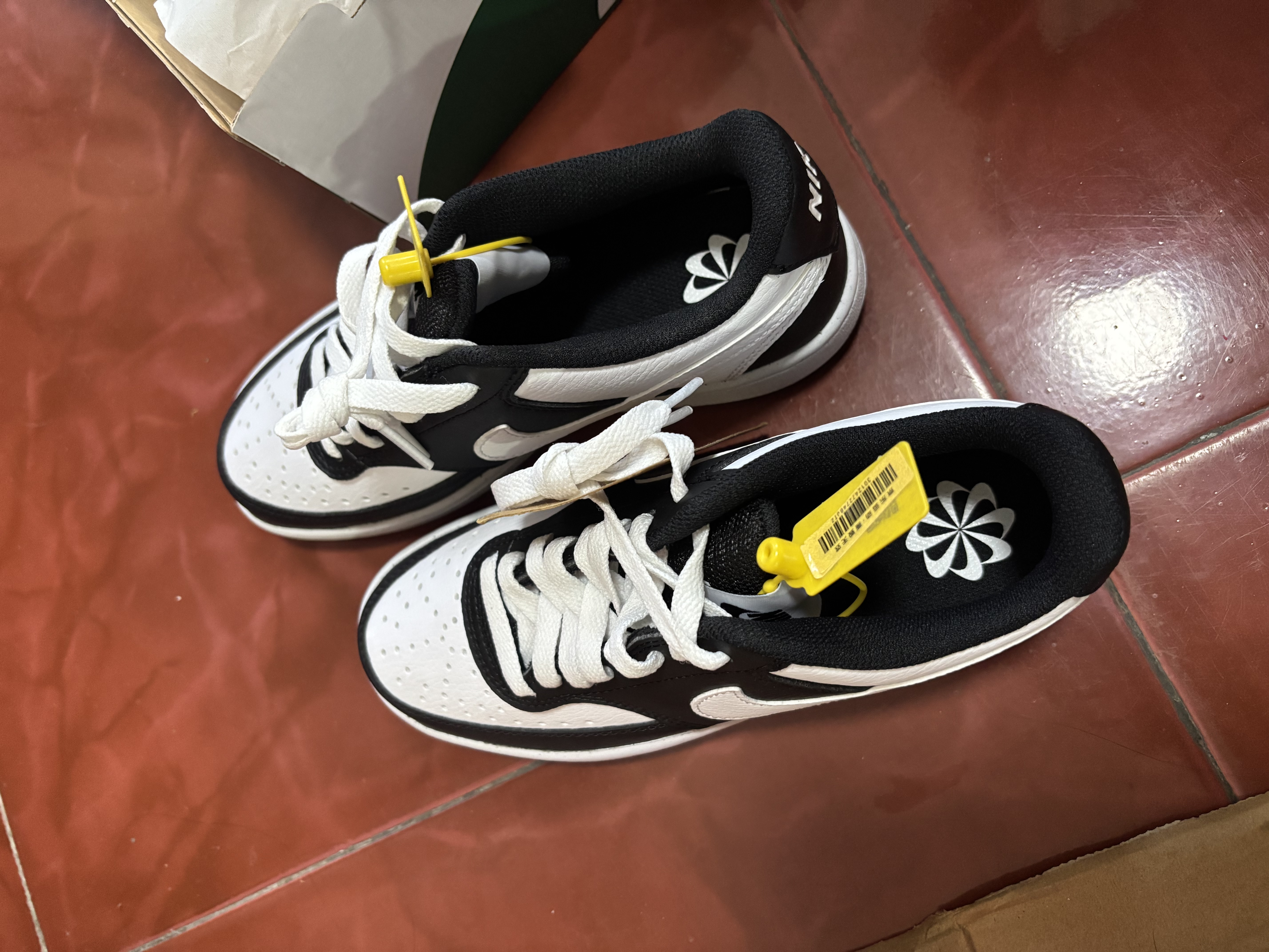耐克NIKE板鞋女子减震COURT VISION运动鞋DH3158-003黑白36.5 实拍图
