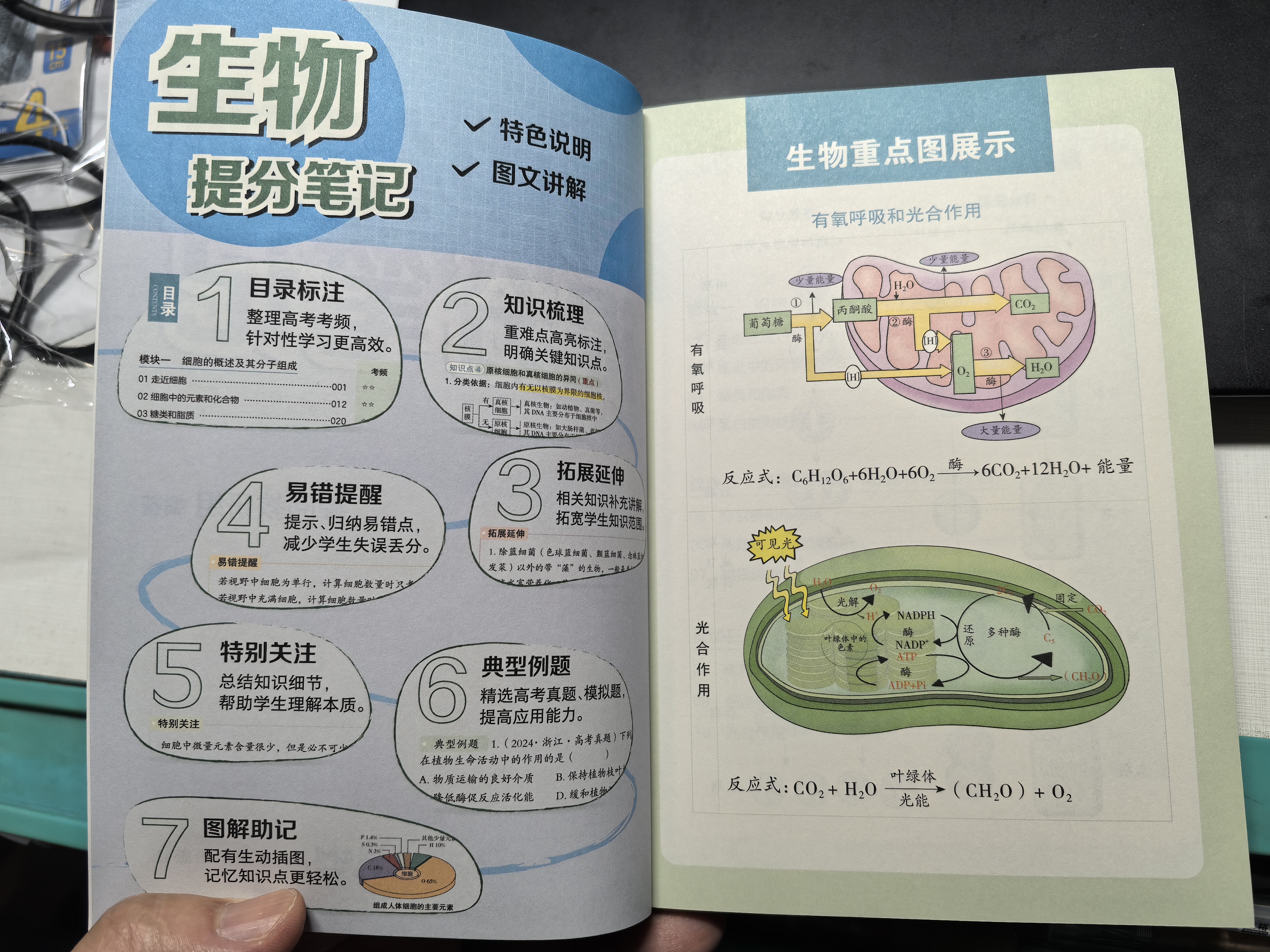 2025版高中生物提分笔记 高中提分笔记生物 高考高频考点大全重点难点突破高一高二高三上下册教材同步复习资料 实拍图