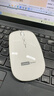 联想（Lenovo）无线鼠标无线静音蓝牙鼠标可充电轻薄便携笔记本电脑ipad平板安卓苹果手机通用无线商务办公鼠标 白色-双模版【左右静音按键】 无线蓝牙鼠标【Type-c充电/配充电线】 实拍图