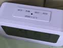 康巴丝（Compas）电子闹钟夜光智能语音报时起床神器闹铃强力叫醒儿童学生床头钟开学必备 2139 紫色充电款儿童节 实拍图