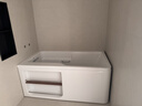 科勒（KOHLER） 浴缸家用浴室整体独立式浴缸希尔维亚克力浴缸泡澡亲子浴缸 左角位99017（1500x800）1.5m 实拍图