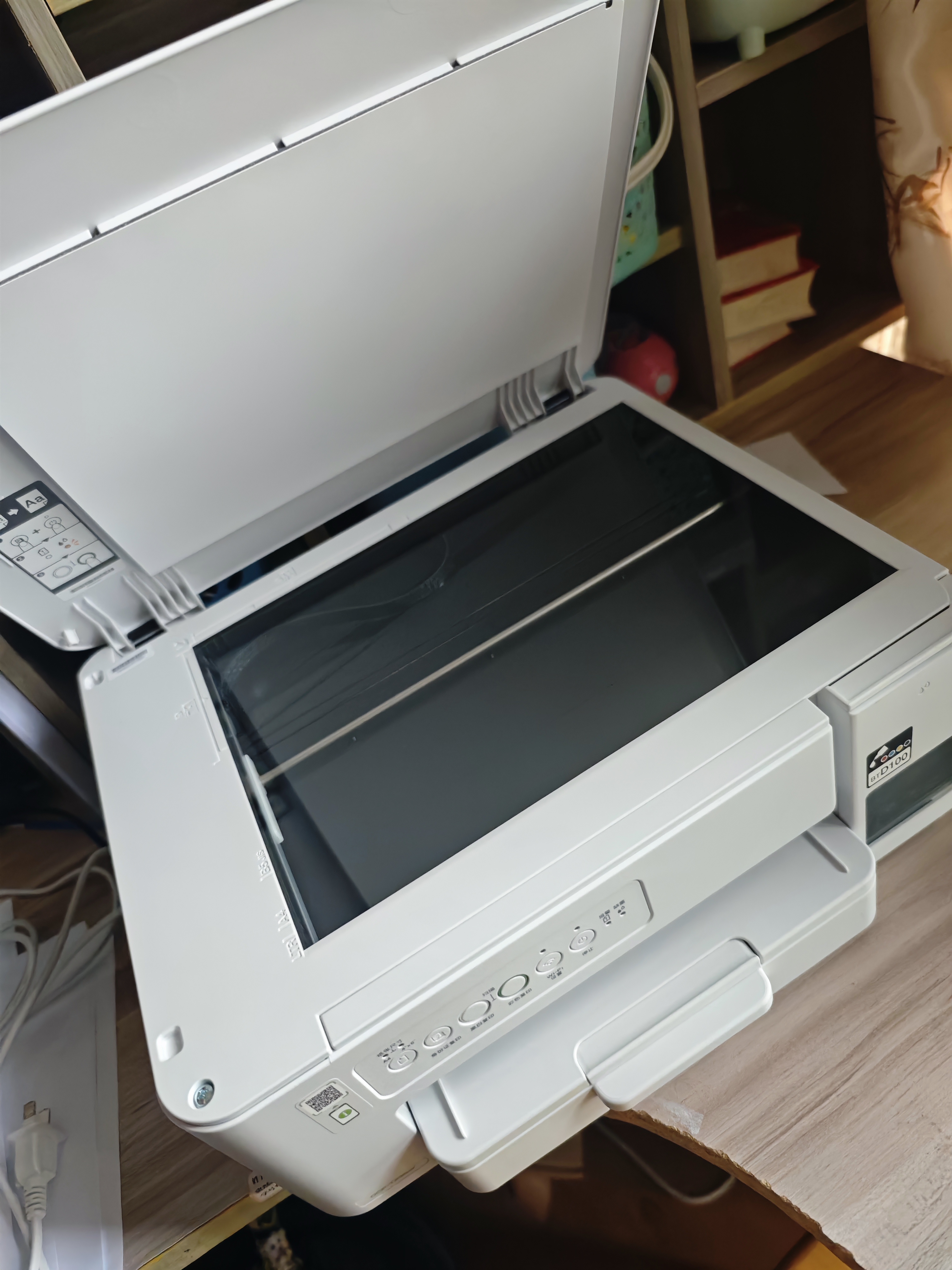兄弟（brother）DCP-T436W彩色喷墨无线手机wifi打印机复印扫描一体机家用小型学生作业照片A4墨仓打印机435白色款 T436W无线远程小程序 官方标配，京配闪送 实拍图