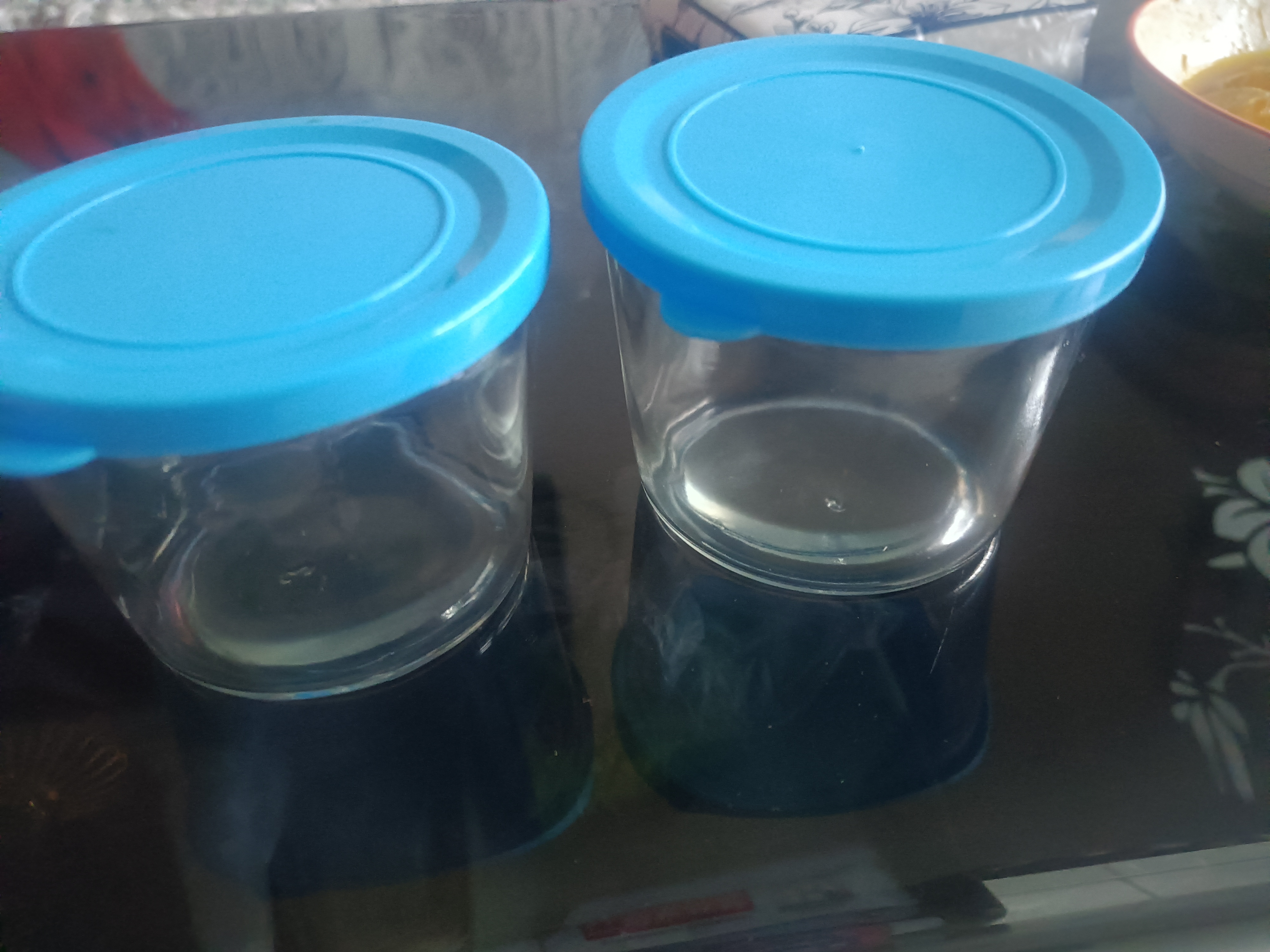 网红咸菜碗玻璃密封罐加厚酱菜盒冰箱保鲜罐小菜泡菜罐分装盒 两只随机装 2个 180ml 实拍图