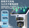 纽曼4g太阳能摄像头室外终身免充值流量插电手机监控器家用360度无死角带夜视全景无电无网无需连wifi 实拍图