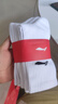 李宁（LI-NING）袜子夏季男士袜子（3双装）运动袜羽毛球跑步袜篮球青少年中长筒 实拍图