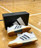 adidas ENTRAP美式校园风运动少年感复古篮球风板鞋男女阿迪达斯   白色/蓝色   37 实拍图