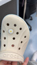 卡骆驰（CROCS）贝雅卡骆班洞洞鞋轻便耐磨一脚蹬休闲鞋女鞋时尚沙滩鞋|205089 冬日白/彩色-1LI(含智必星) 37 /38(230mm) 实拍图