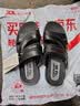 回力凉鞋男款居家休闲拖鞋户外两穿沙滩鞋舒适轻便透气HL3803黑色43码 实拍图