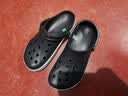 卡骆驰（CROCS）贝雅卡骆班洞洞鞋|205089 黑色/白色-066   45 (290mm)   实拍图