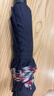 天堂伞 加大雨伞三折 经典商务伞格纹10骨加大雨伞男女 藏青 实拍图