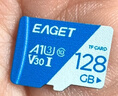 忆捷（EAGET）128GB TF（MicroSD）存储卡U3 C10 A1 V30 高速款行车记录仪&监控摄像头手机内存卡 读速100MB/s 实拍图