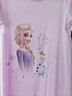 迪士尼（Disney）女童睡裙莫代尔夏女孩爱莎公主家居服冰丝睡裙儿童睡衣紫色110 实拍图