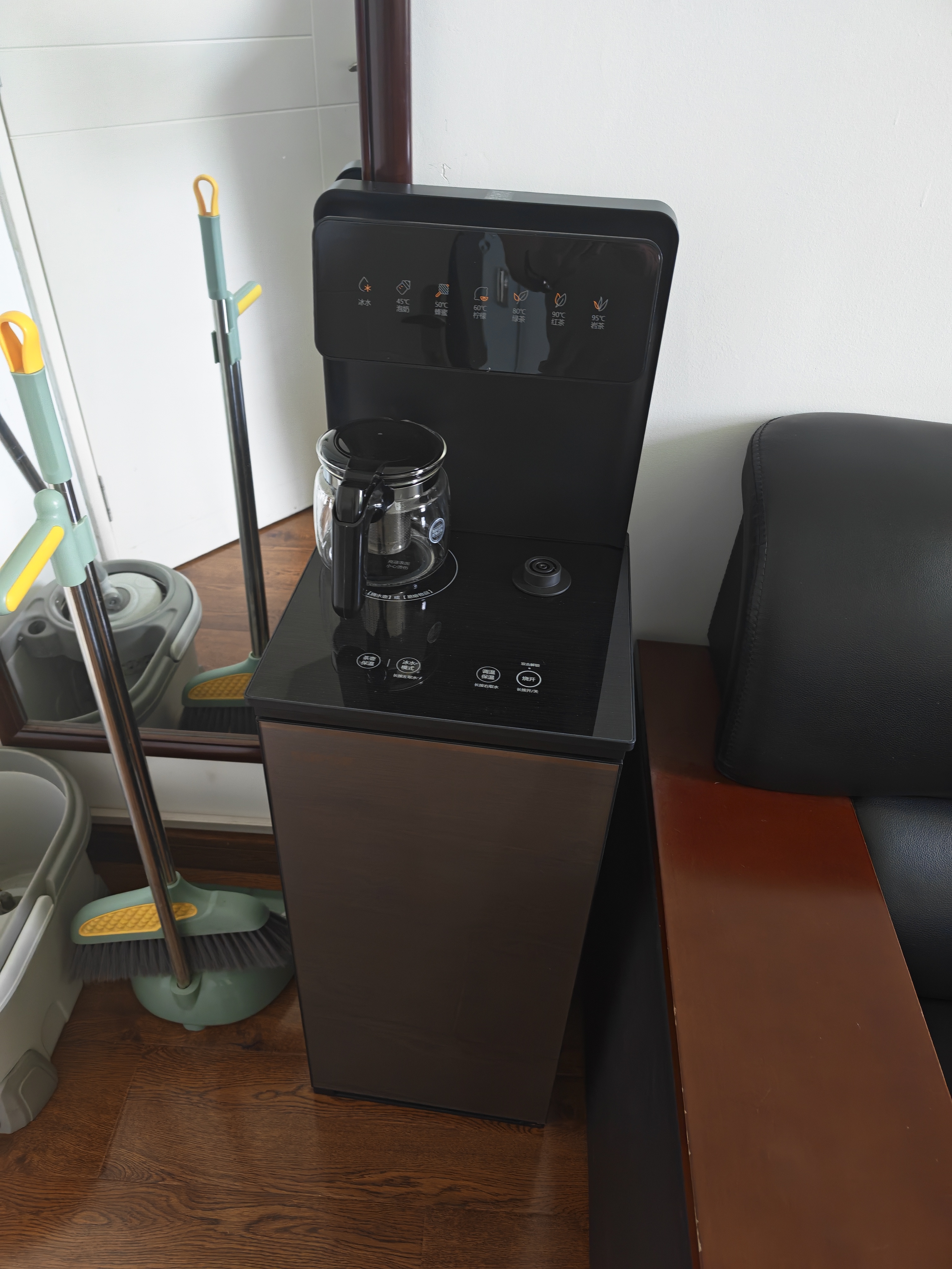 苏泊尔钛泉茶吧机家用高端客厅用2026年新款 制冷制热智能饮水机 下置水桶一体茶吧SW-CBJ201C 实拍图