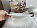 乐美雅白玉玻璃特瑞欧餐具9件套耐热玻璃洗碗机可用碗盘餐具餐具礼盒 实拍图