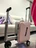 爱尔威（Airwheel）电动行李箱可骑行智能拉杆登机箱可坐可代步20英寸 SX豪华版一粉 实拍图