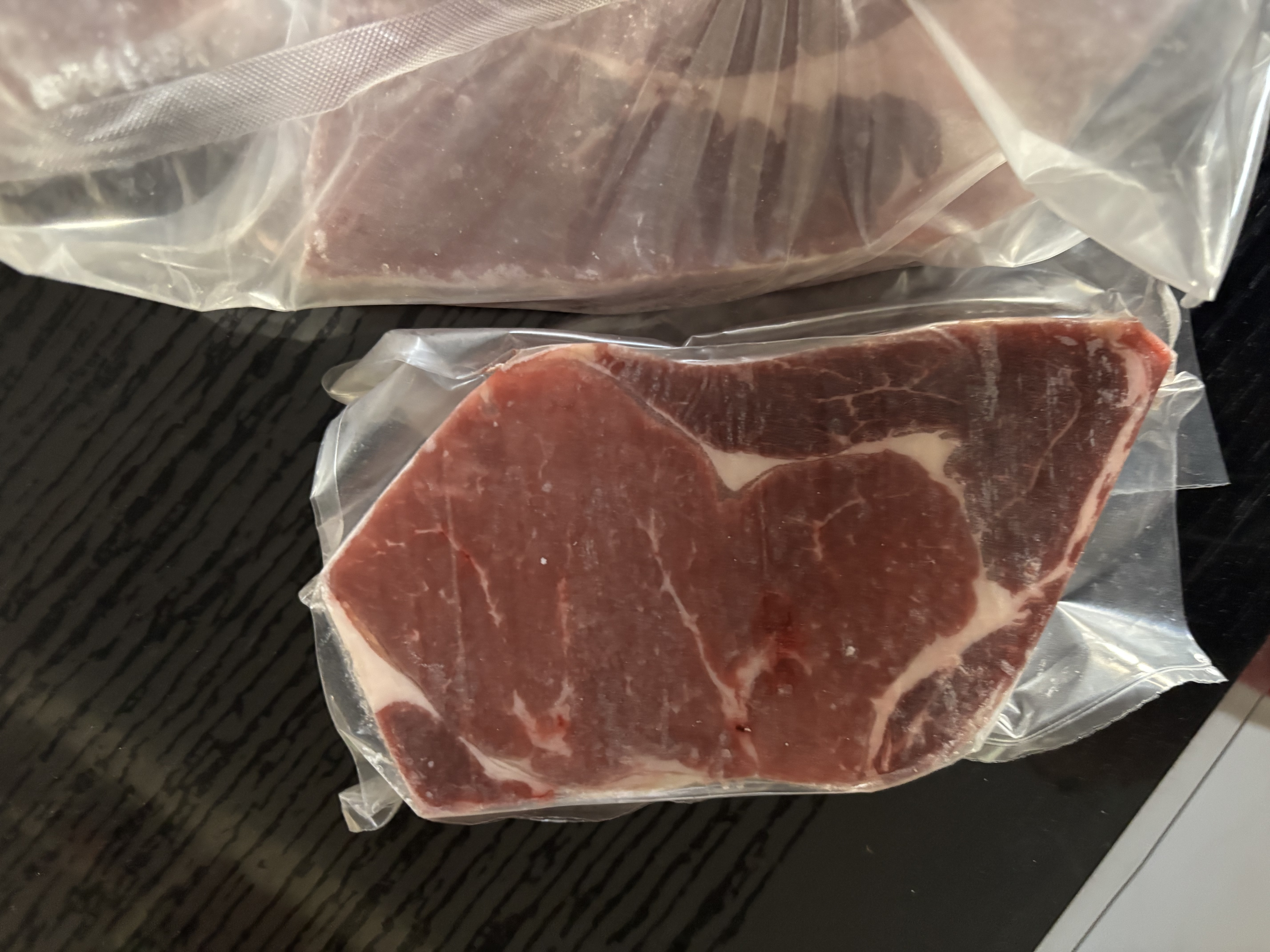 鲜京采惠选 巴西草饲原切眼肉西冷上脑牛排组合3.6斤 健身减脂 实拍图