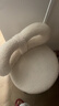 哈骆顿（HALODN）梳妆椅网红奶油风设计师款化妆椅子简约卧室蝴蝶结羊羔绒梳妆台凳 【白色升降旋转款】羊羔绒蝴蝶椅 实拍图