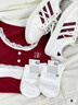 adidas NY 90 STRIPES经典运动板鞋男女阿迪达斯三叶草   汉玉白/红色/金色   37 实拍图