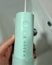 松下小圆管便携冲牙器儿童成人洗牙器水牙线牙齿冲洗器洁牙器正畸生日实用礼物送男友DJ33绿 实拍图