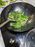 九阳（Joyoung）炒锅铁锅健康无涂层精铁家用炒菜锅不易生锈炉灶通用32cm带盖C121 实拍图
