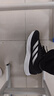 adidas DURAMO RC超轻透湿排汗缓震网面透气体测跑鞋男女阿迪达斯   黑色/白色   43 实拍图