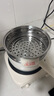 美的（Midea）电煮锅 小电锅 电蒸锅 电火锅 电热锅 分体式可拆洗 2.6L学生宿舍多功能锅 泡面锅 XZC2061 配蒸笼 实拍图