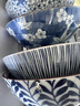美浓烧（Mino Yaki） 【日本原装进口】餐具陶瓷碗日式釉下彩洗碗机可用家用饭碗 5.5英寸蓝绘饭碗5件套【礼盒装】 实拍图