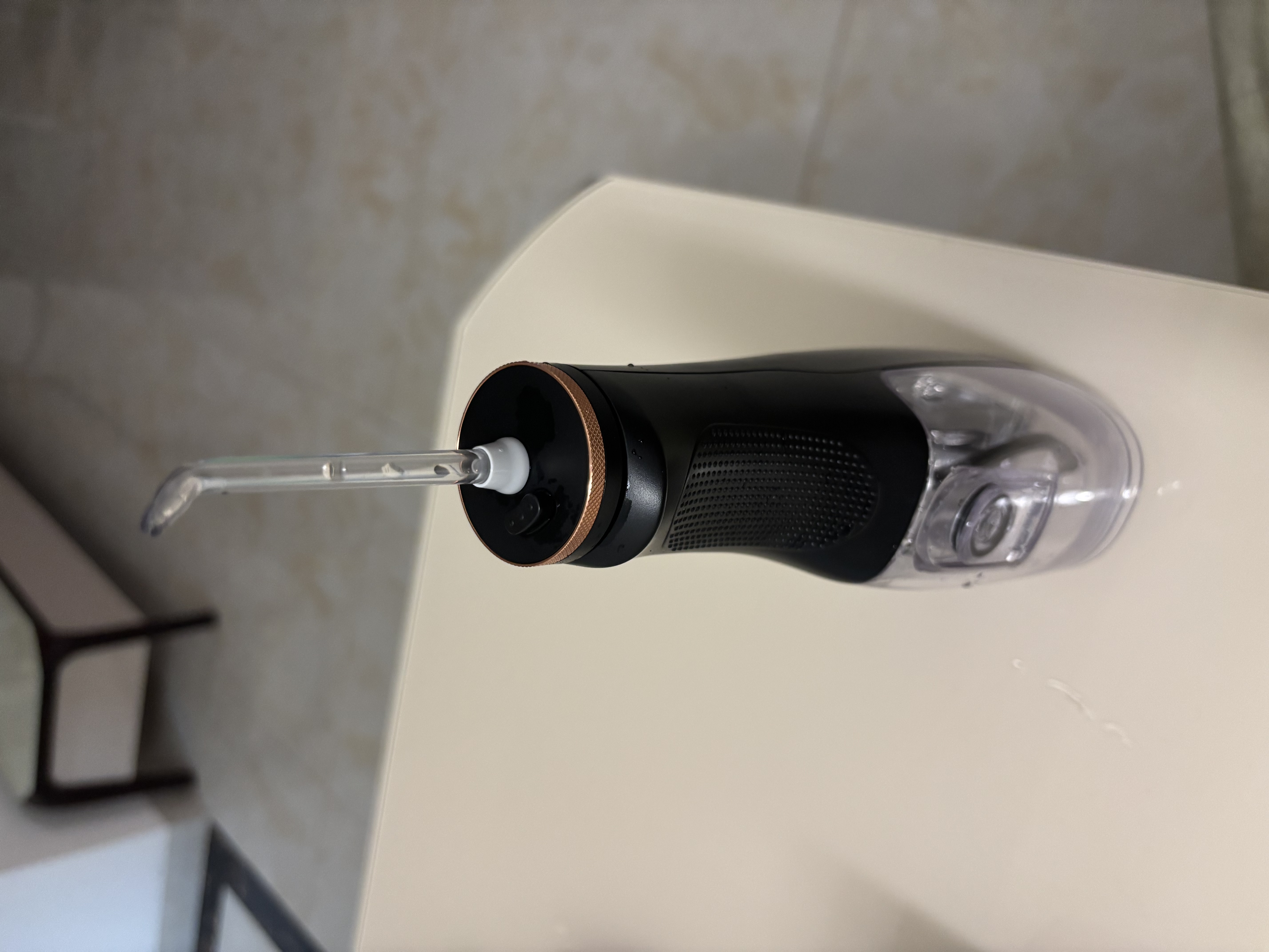 洁碧【专业旗舰】医用级冲牙器GS10PRO夜空黑 便携洗牙器水牙线牙齿冲洗器预防牙结石 生日礼物情侣 实拍图