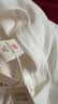 【京东直采】200g纯棉t恤男女短袖26新款纯棉打底衫内搭t恤 白色（短袖） 2XL （140-155斤） 实拍图