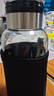 【送杯套】大容量加厚玻璃杯子便携杯茶水分离带杯套泡茶水杯 透明 1000ml吨吨桶 1只装 实拍图