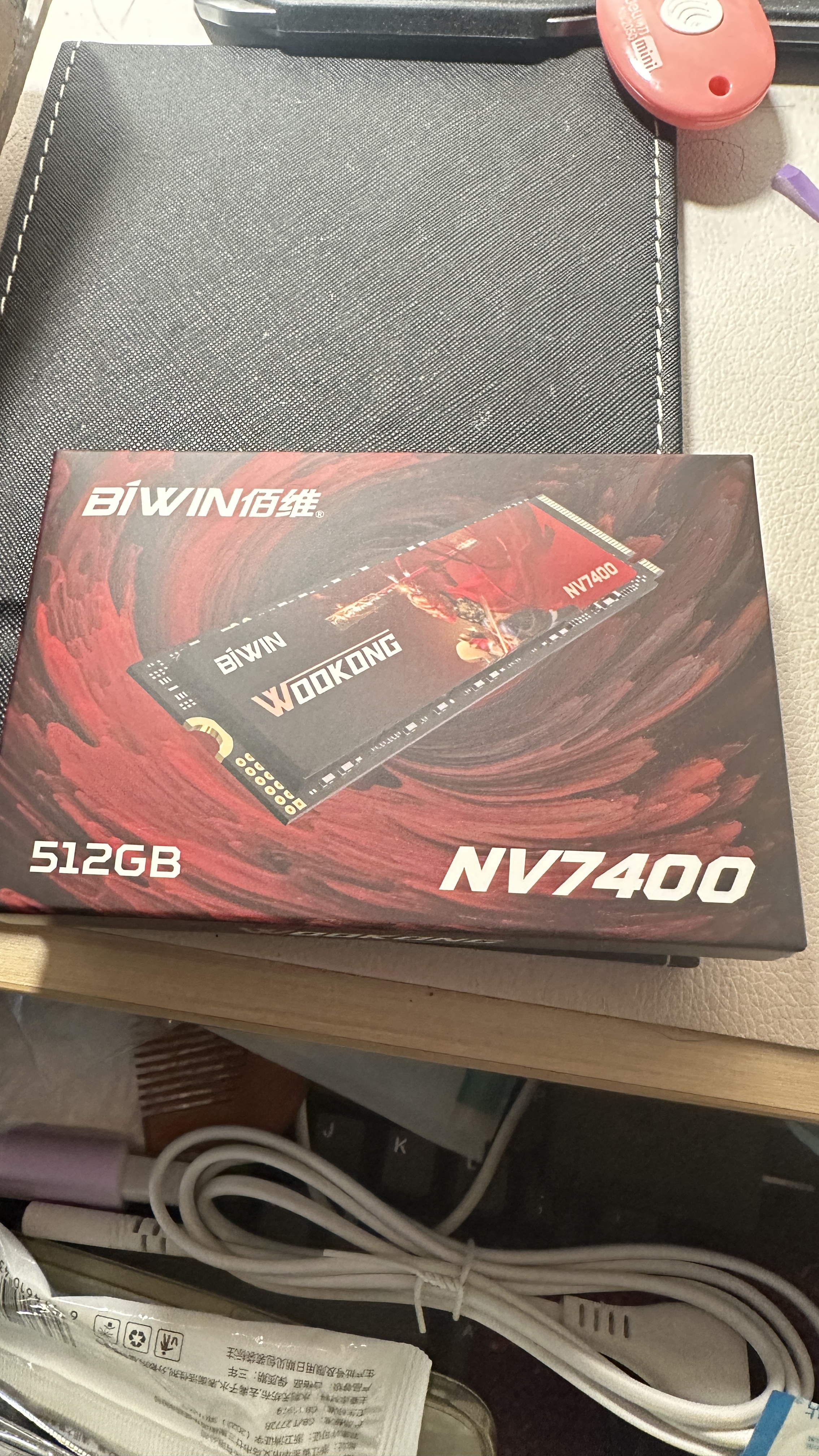 佰维（BIWIN）512G SSD固态硬盘M.2接口(NVMe协议) NV7400系列 PCIe4.0读速7050MB/s AI PC电脑存储配件 实拍图